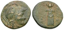 Ancient Coins - Mysia. Pergamon Æ19 / Trophy