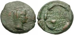 Ancient Coins - Mysia. Priapos Æ22 / Demeter