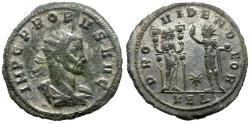 Ancient Coins - Probus (AD 276-282) Silvered Æ Antoninianus / Providentia