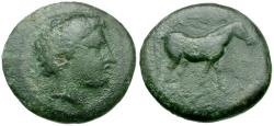 Ancient Coins - Thessaly. Atrax &#198; Dichalkon / Horse