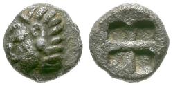 Ancient Coins - Ionia. Kolophon AR Tetartemorion / Apollo