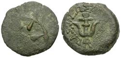 Ancient Coins - Judaea. Hasmonean Kingdom. Alexander Jannaeus (103-76 BC) Æ Prutah / Widow's Mite of the Bible
