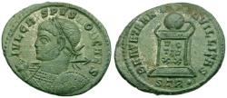 Ancient Coins - Crispus, Caesar (AD 317-326) Æ3 / Altar