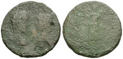 Ancient Coins - Septimius Severus (AD 193-211) with Julia Domna. Caria. Stratonicaea Æ38 / Nike