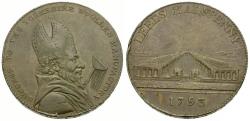 World Coins - Great Britain. Yorkshire. Leeds. Henry Brownbill Copper Halfpenny / Bishop