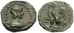 Ancient Coins - Salonina (AD 253-268). Egypt. Alexandria Æ Tetradrachm / Eagle