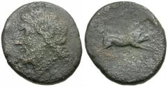 Ancient Coins - Apulia. Arpi Æ21 / Boar