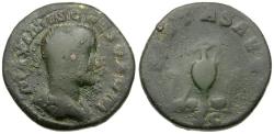 Ancient Coins - Maximus, Caesar (AD 235-238) Æ As / Sacrificial Implements