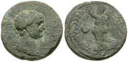 Ancient Coins - Trajan (AD 98-117). Macedon. Thessalonica Æ26 / Nike