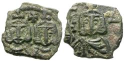 Ancient Coins - *Sear 1569* Byzantine Empire. Constantine V Copronymus (AD 743 - 775) Æ Follis