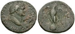 Ancient Coins - Vespasian (AD 69-79) Æ As / Eagle on Globe