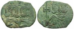 Ancient Coins - *Sear 1569* Byzantine Empire. Constantine V Copronymus (AD 743 - 775) Æ Follis