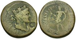 Ancient Coins - Lydia. Tripolis Pseudo-autonomous. Theodoros, magistrate Æ28 / Ares