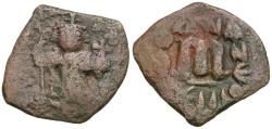 Ancient Coins - *Sear 1000* Byzantine Empire. Constans II (AD 641-668) Æ Follis