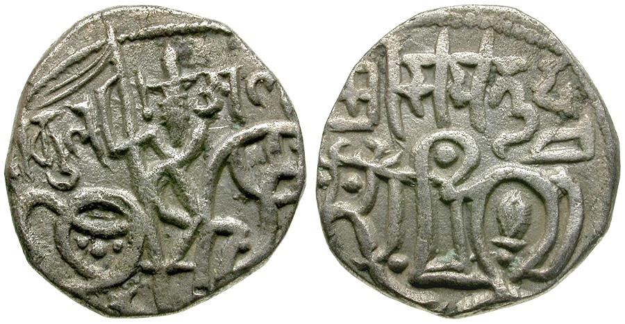 India. Tomaras of Dhillika. Ananga Pala Deva (1130-1145) Billon Jital