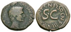 Ancient Coins - Augustus (27 BC-AD 14). Cnaeus Piso, moneyer Æ As / SC