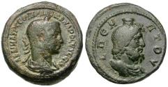 Ancient Coins - Severus Alexander (AD 222-235). Egypt. Alexandria Æ Tetradrachm / Bust of Serapis