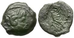 Ancient Coins - Ptolemaic Kings of Egypt. Ptolemy IX Soter II (117-81 BC) and Ptolemy X Alexander I (114-88 BC) Æ12 / B-A
