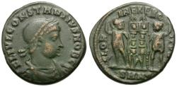 Ancient Coins - Constantius II, as Caesar (AD 324-337) Æ3 / Soldiers