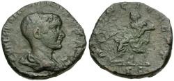 Ancient Coins - Hostilian (AD 251) &#198; Sestertius / Apollo