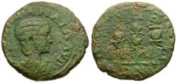 Ancient Coins - Julia Mamaea (AD 222-235). Bithynia. Nicaea Æ20 / Standards