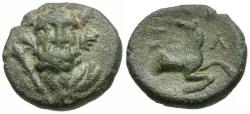 Ancient Coins - Pisidia. Selge Æ14 / Herakles