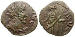 Ancient Coins - Tetricus I (AD 271-274). Imitative Æ Antoninianus / Salus