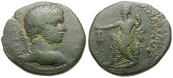 Ancient Coins - Caracalla (AD 198-217). Coele-Syria. Damascus Æ21 / Tyche