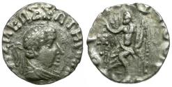 Ancient Coins - Kings of Baktria. Hermaios Soter (105-90 BC) AR Drachm / Zeus