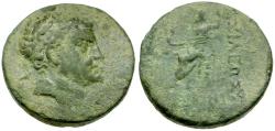 Ancient Coins - Kings of Cilicia. Tarkondimotos (39-31 BC) Æ20 / Zeus