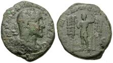 Ancient Coins - Maximinus I (AD 235-238) Æ As / Emperor & Four Standards