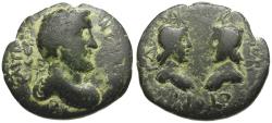 Ancient Coins - Antoninus Pius (AD 138-161). Cilicia. Flaviopolis Æ23 / Dioscuri