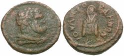 Ancient Coins - Lydia. Gordus-Julia. Pseudo-autonomous Æ14 / Telesphoros