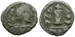 Ancient Coins - *Sear 205* Byzantine Empire. Justinian I (AD 527-565) Æ Decanummium