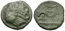 Ancient Coins - Ancient France. Celtic Gaul. Durocasses Tribe Potin