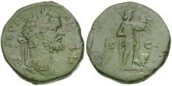 Ancient Coins - Septimius Severus (AD 193-211) Æ Sestertius / Africa