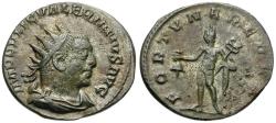 Ancient Coins - Valerian I (AD 253-260) AR Antoninianus / Mercury