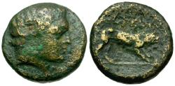 Ancient Coins - Akarnania. Argos Amphilochikon &#198;17 / Dog