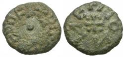 World Coins - Anglo-Saxon. Kings of Northumbria. Æthelred II (AD 841-844). Monne, moneyer Irregular Æ Styca