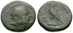 Ancient Coins - Lydia. Thyatira. Pseudo-autonomous Æ15 / Eagle