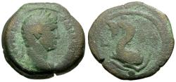 Ancient Coins - Hadrian (AD 117-138). Egypt. Alexandria Æ Obol / Dolphin