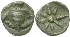 Ancient Coins - Ionia. Ephesos AR Hemiobol / Bee & Star