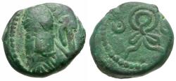 Ancient Coins - Kings of Elymais. Phraates AE13 / Double Diadem