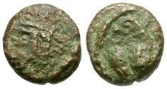 Ancient Coins - Kings of Parthia. Gotarzes II (AD 40-51) Æ9 / Eagle