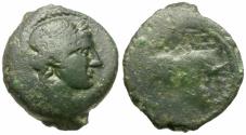 Ancient Coins - Gaul. Massalia Æ14 / Bull