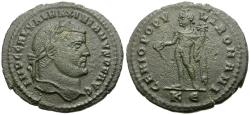 Ancient Coins - Galerius (AD 305-311) Æ Follis / Genius