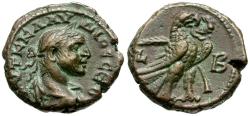 Ancient Coins - Claudius II Gothicus (AD 268-270). Egypt. Alexandria Æ Tetradrachm / Eagle