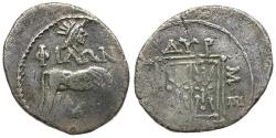 Ancient Coins - Illyria. Dyrrhachion. Xenon, moneyer and Pyrba, magistrate AR Drachm / Eagle