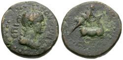 Ancient Coins - Lydia. Hierocaesarea. Pseudo-autonomous Æ15 / Artemis