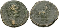 Ancient Coins - Septimius Severus (AD 193-211) Æ Sestertius / Fortuna